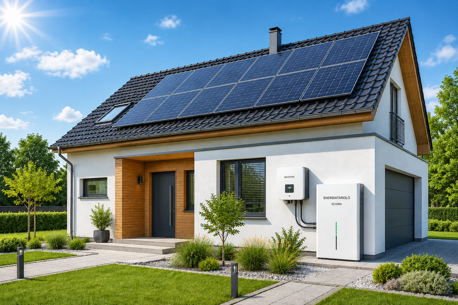 ház energiatárolóval AI 